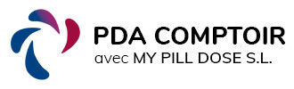LOGO PDA COMPTOIR AVEC MY PILL DOSE